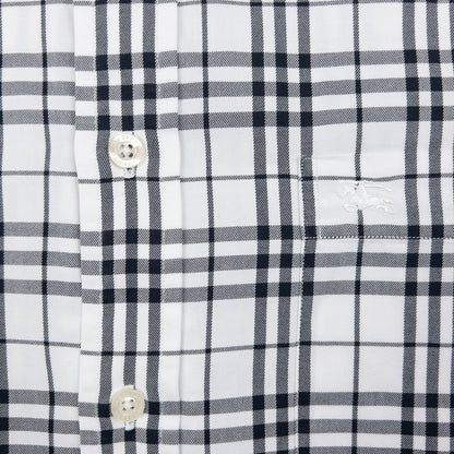 Vintage Burberry Nova Check Long Sleeve Button Up Shirt Size L