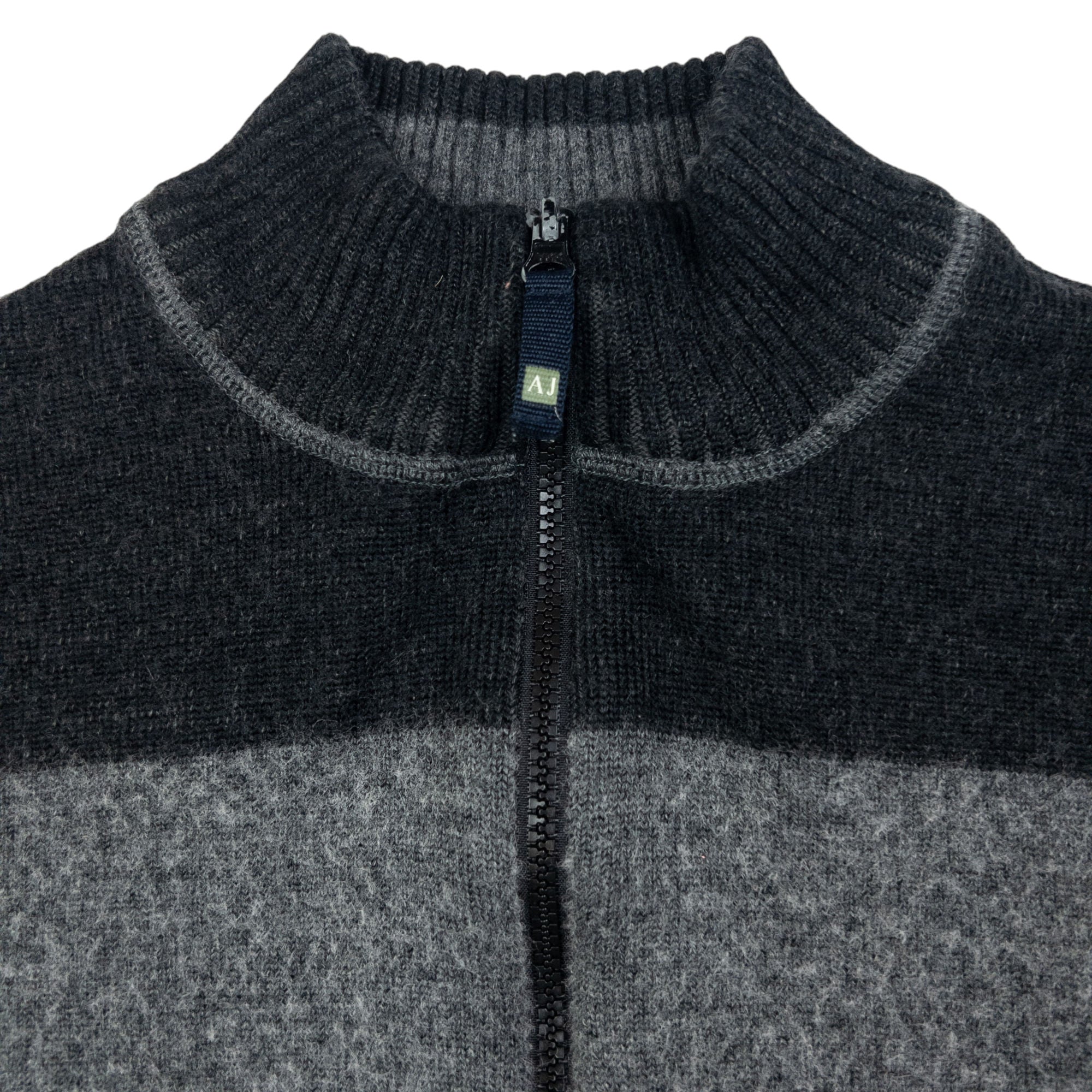 Vintage Armani Jeans Zip Up Jumper Size XS