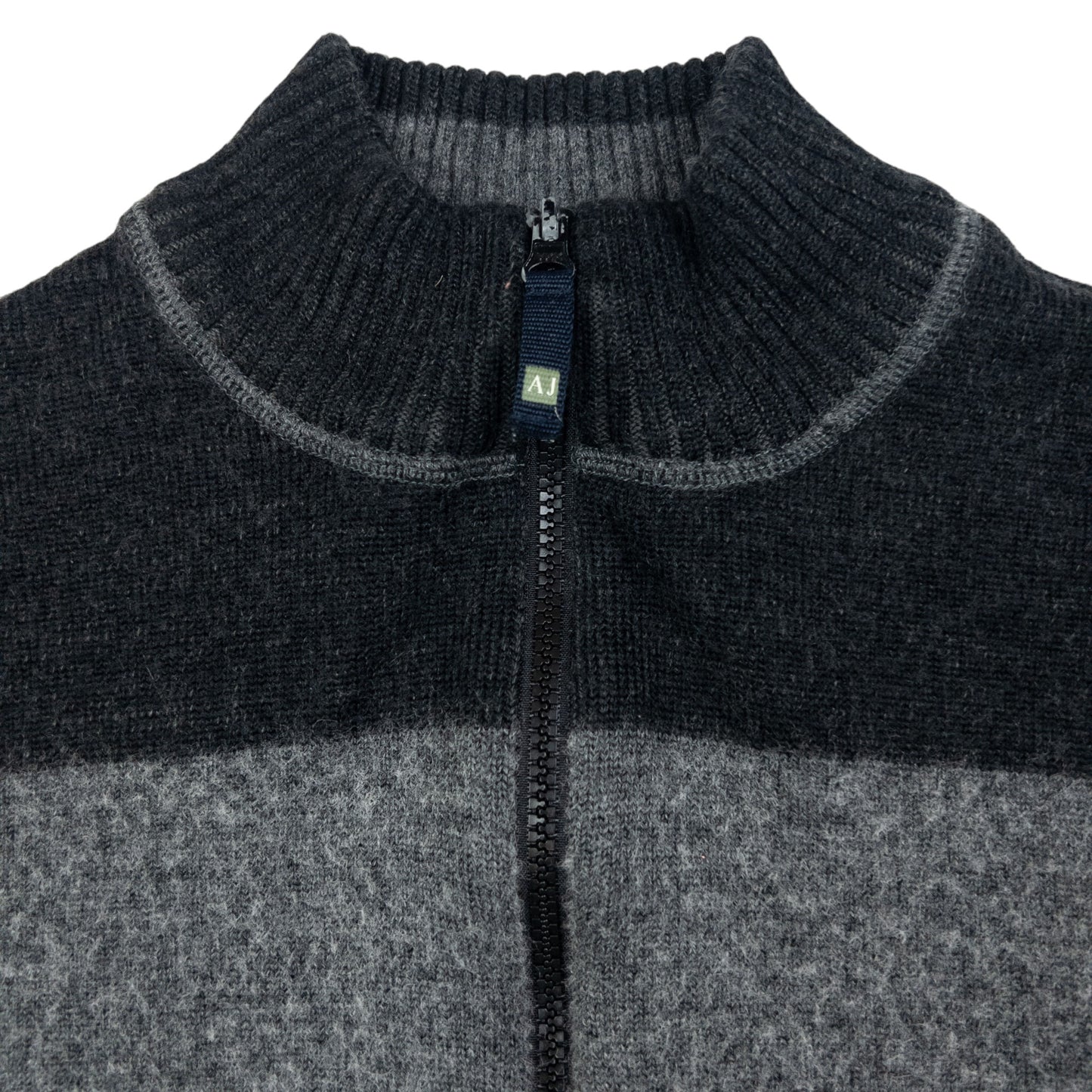 Vintage Armani Jeans Zip Up Jumper Size XS