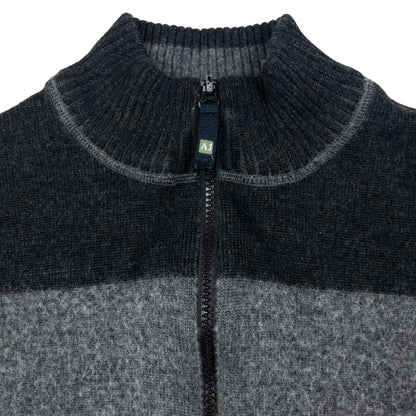 Vintage Armani Jeans Zip Up Jumper Size XS