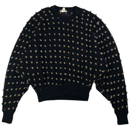 Vintage 1980S Issey Miyake Batwing Bobble Knit Jumper Size L