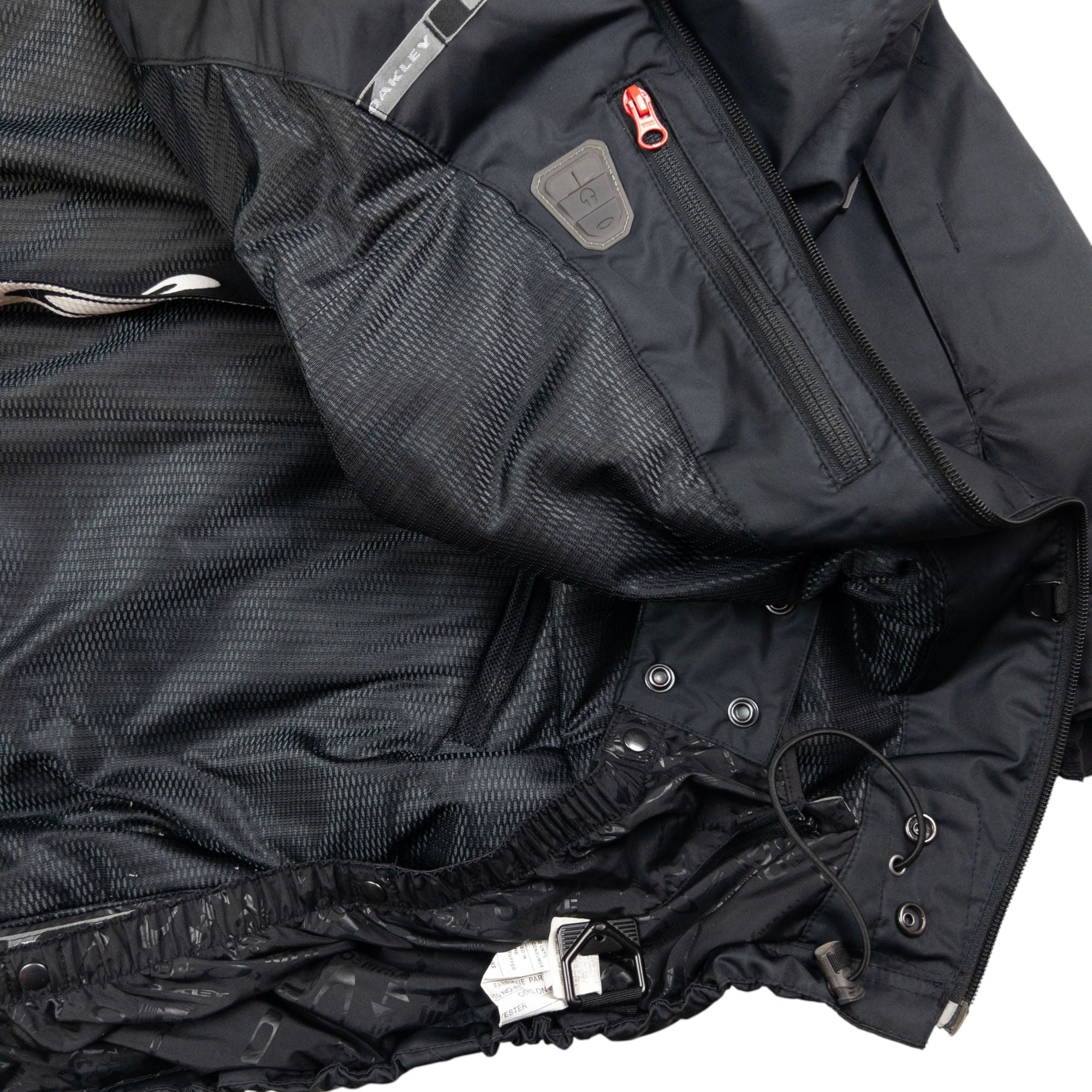 Vintage Oakley Asymmetrical Zip Snowboarding Jacket Size L