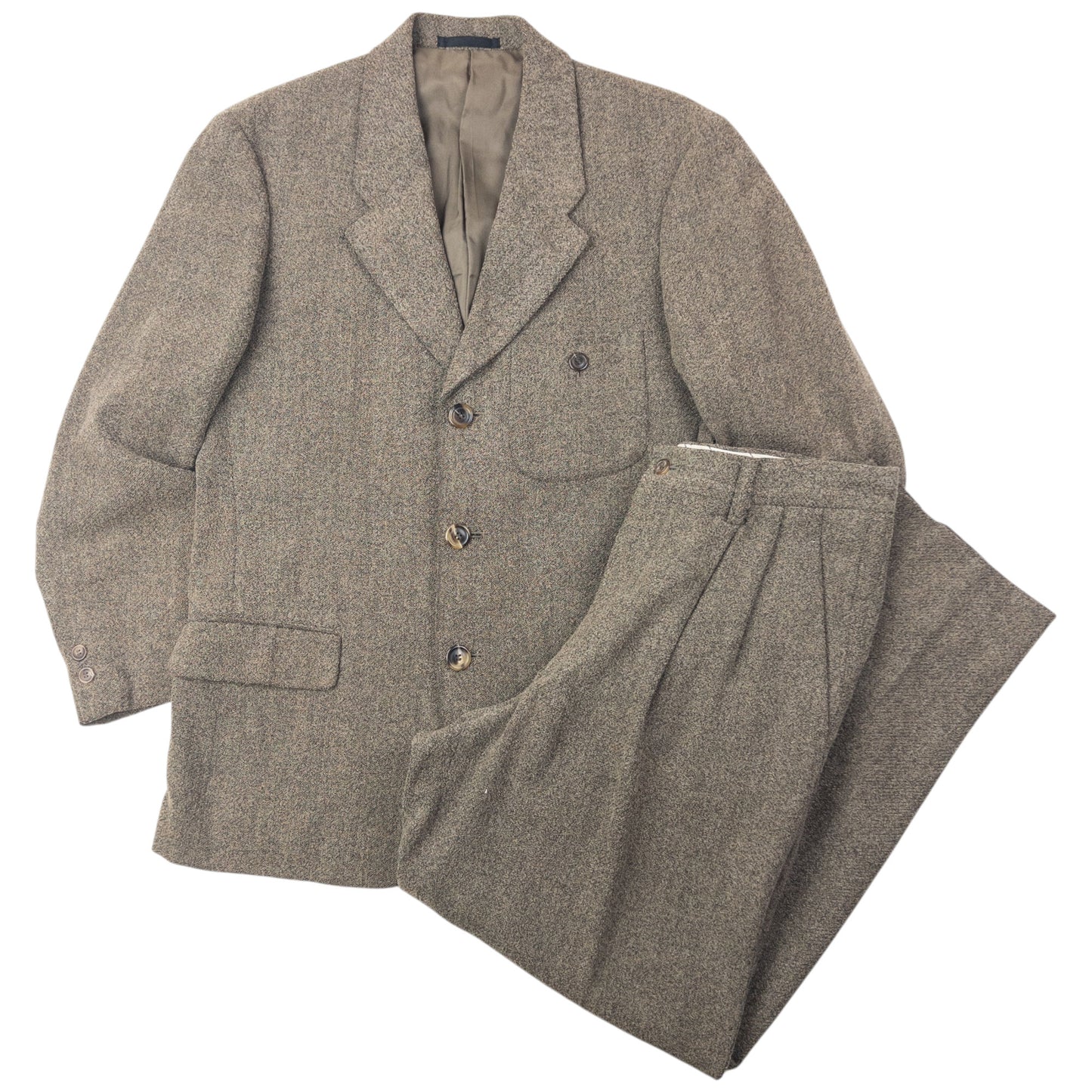 Vintage 2000s Issey Miyake MEN Wool Jacket & Trousers Suit Set Size M