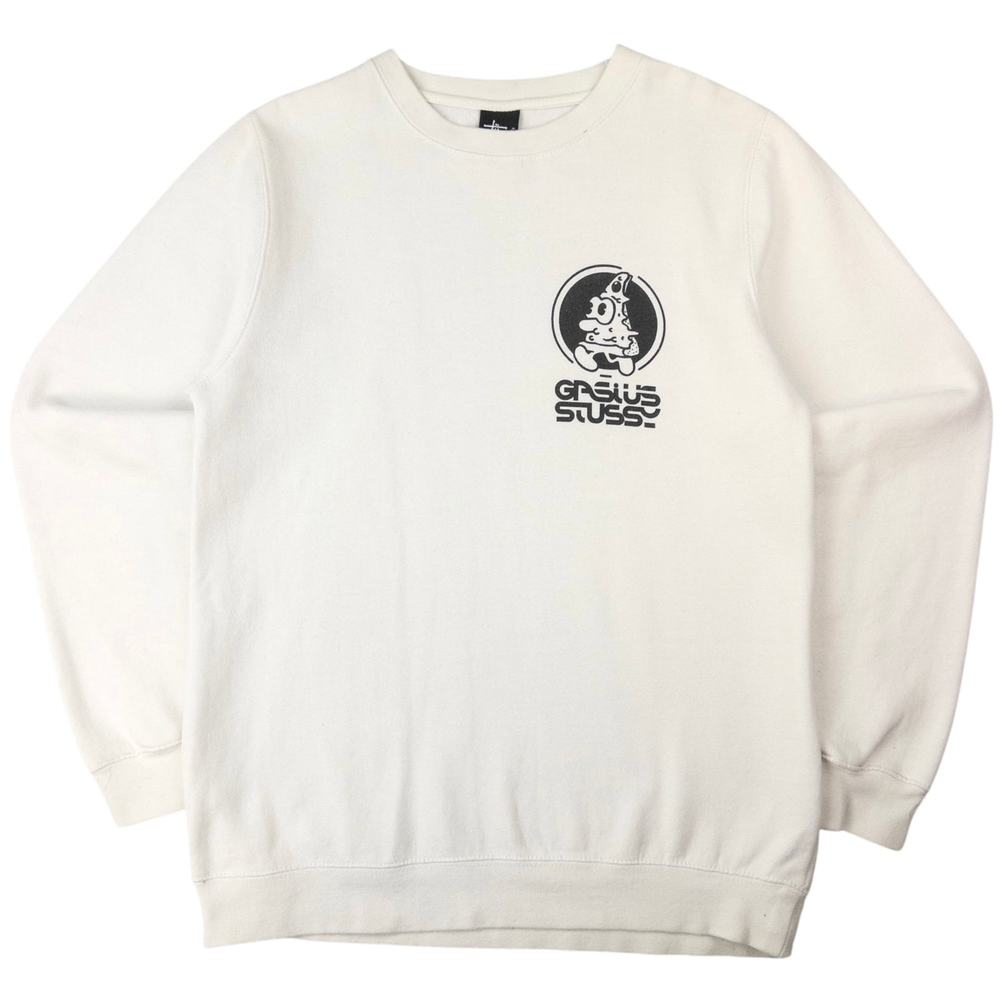 Vintage Stussy X Gasius Pizza Graphic Sweatshirt Size M