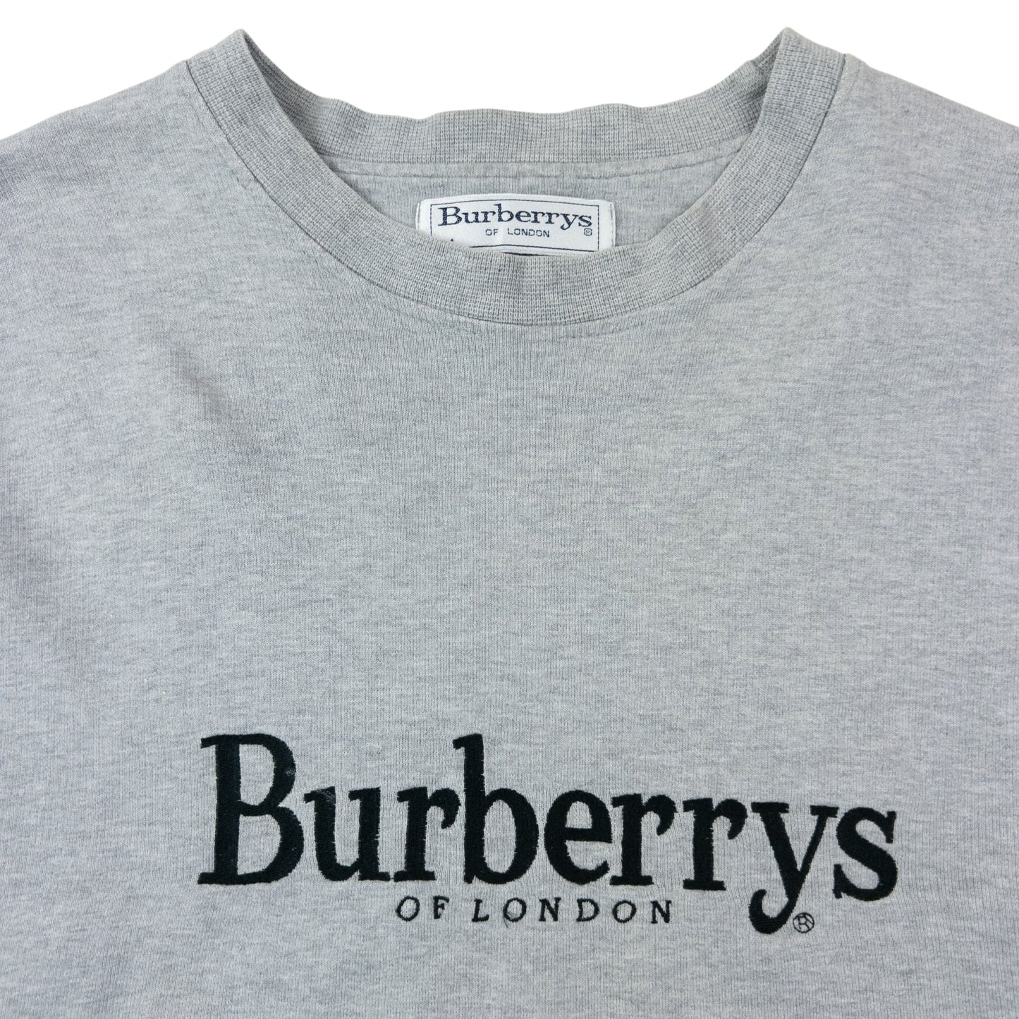 Vintage 90s Burberry Embroidered Sweatshirt Size M