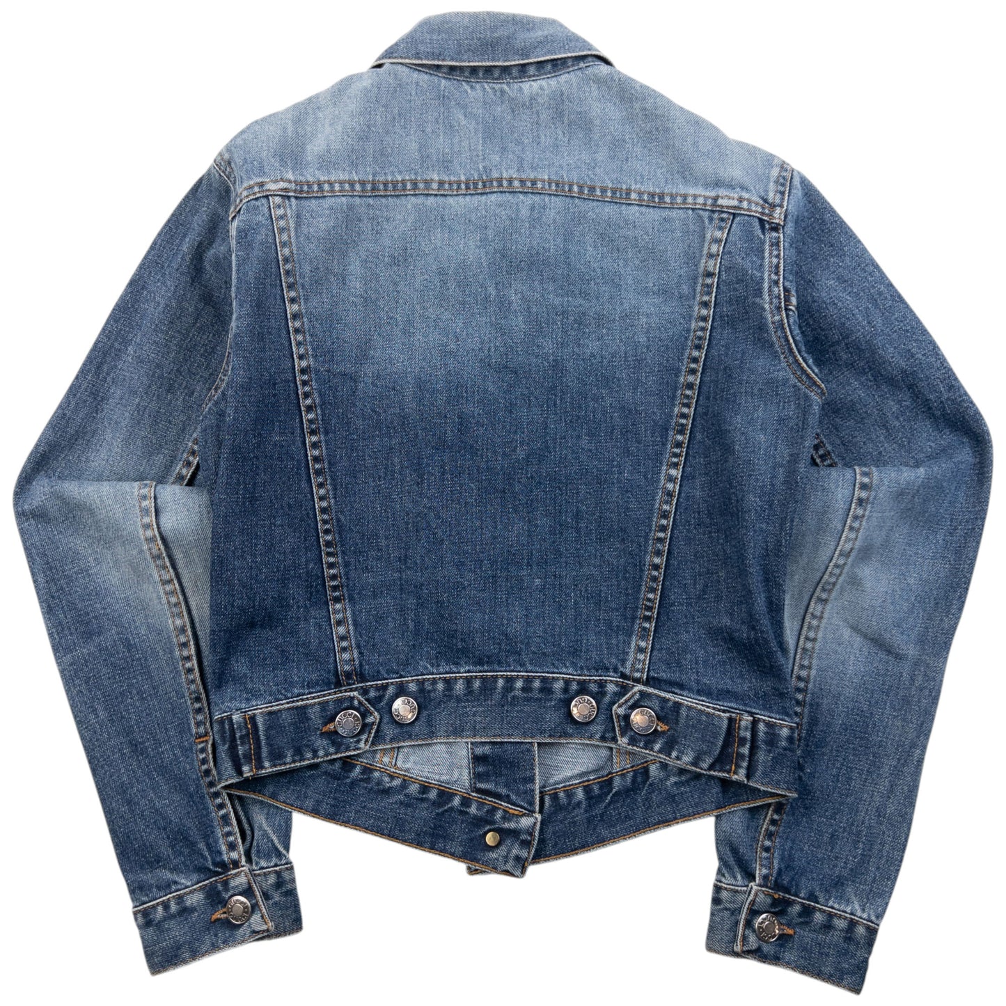 Vintage 2000s Gucci By Tom Ford Button Up Denim Jacket Womens Size S