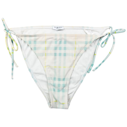Vintage Burberry Nova Check Bikini Set Womens Size L