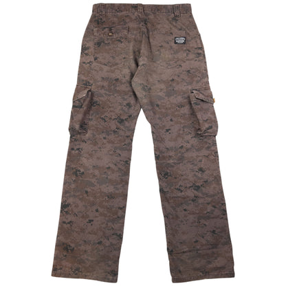 Vintage Stussy Pixel Camo Cargo Trousers Size W30