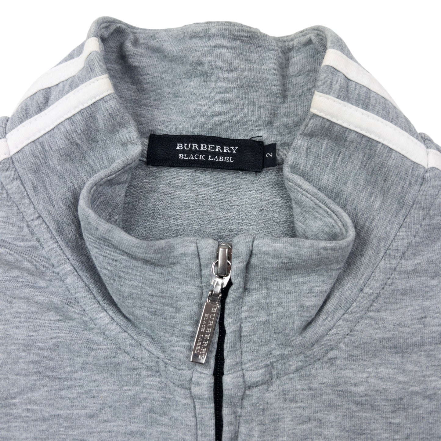 Vintage 2000s Burberry Black Label Zip Up Sweatshirt Size S