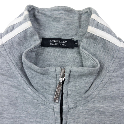 Vintage 2000s Burberry Black Label Zip Up Sweatshirt Size S