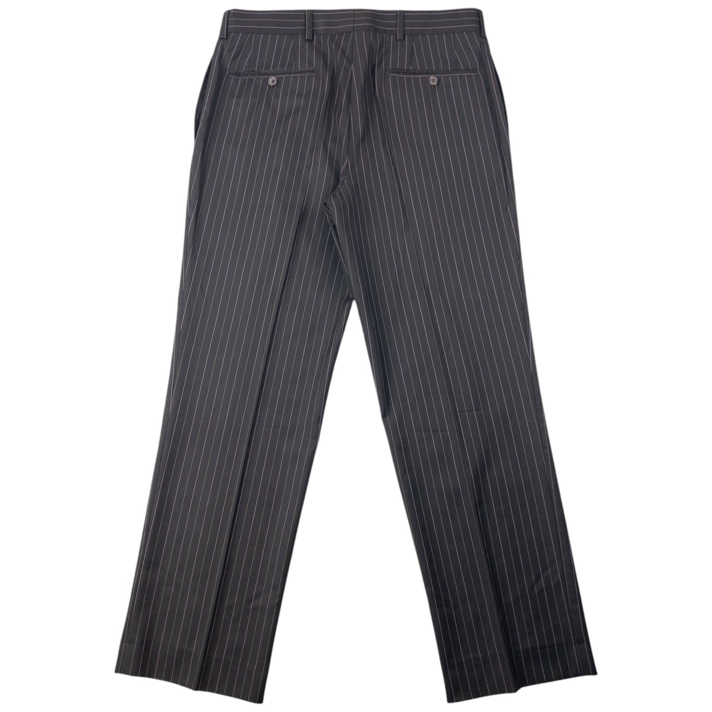 Vintage 90s YSL Yves Saint Laurent Pinstripe Jacket & Trousers Suit Set Size L