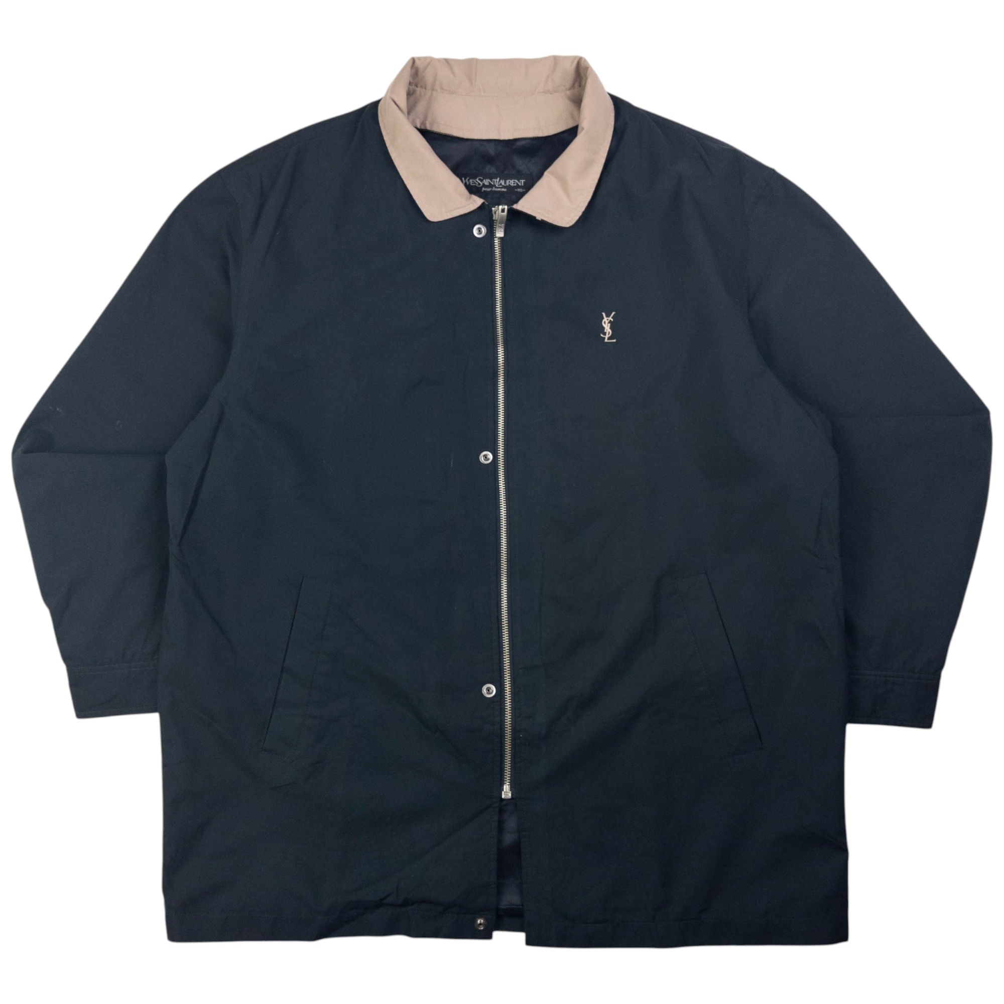 Vintage YSL Yves Saint Laurent Harrington Jacket Size XL