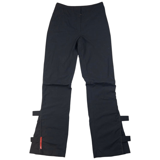 Vintage Prada Sport Velcro Cuff Stretch Trousers Size W24