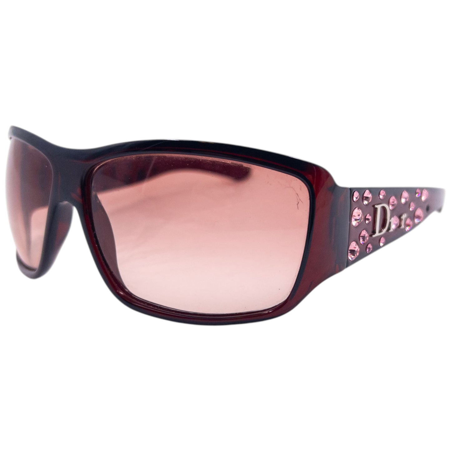 Vintage 2000s Dior By John Galliano Diamanté Jewel Sunglasses