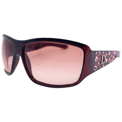 Vintage 2000s Dior By John Galliano Diamanté Jewel Sunglasses