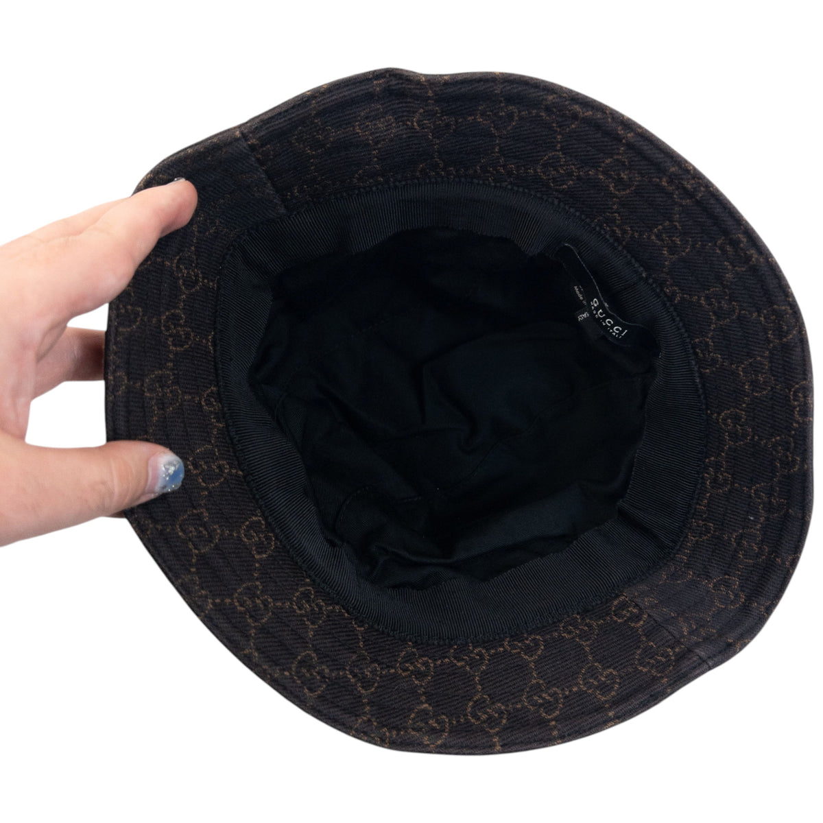 Vintage 2000s Gucci Monogram Bucket Hat Size M