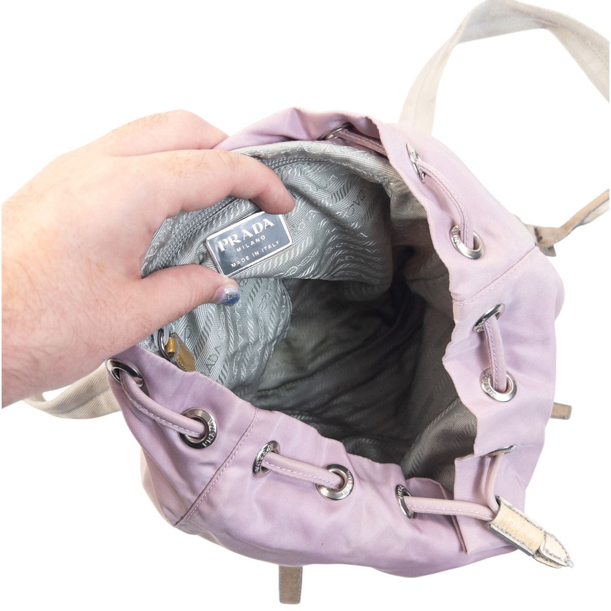 Vintage 2000s Prada Bucket Backpack