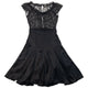 Vintage 2000s Dolce & Gabbana Lace Top Silk Dress Womens Size S