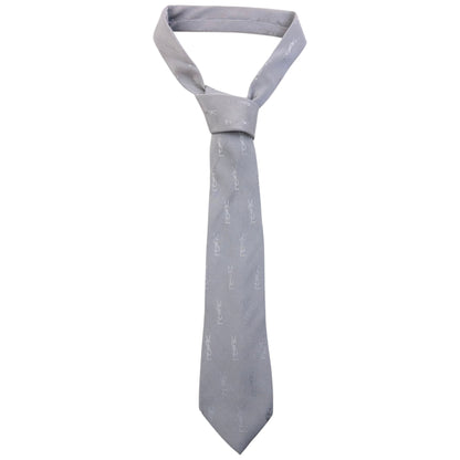 Vintage 90s YSL Yves Saint Laurent Monogram Silk Tie