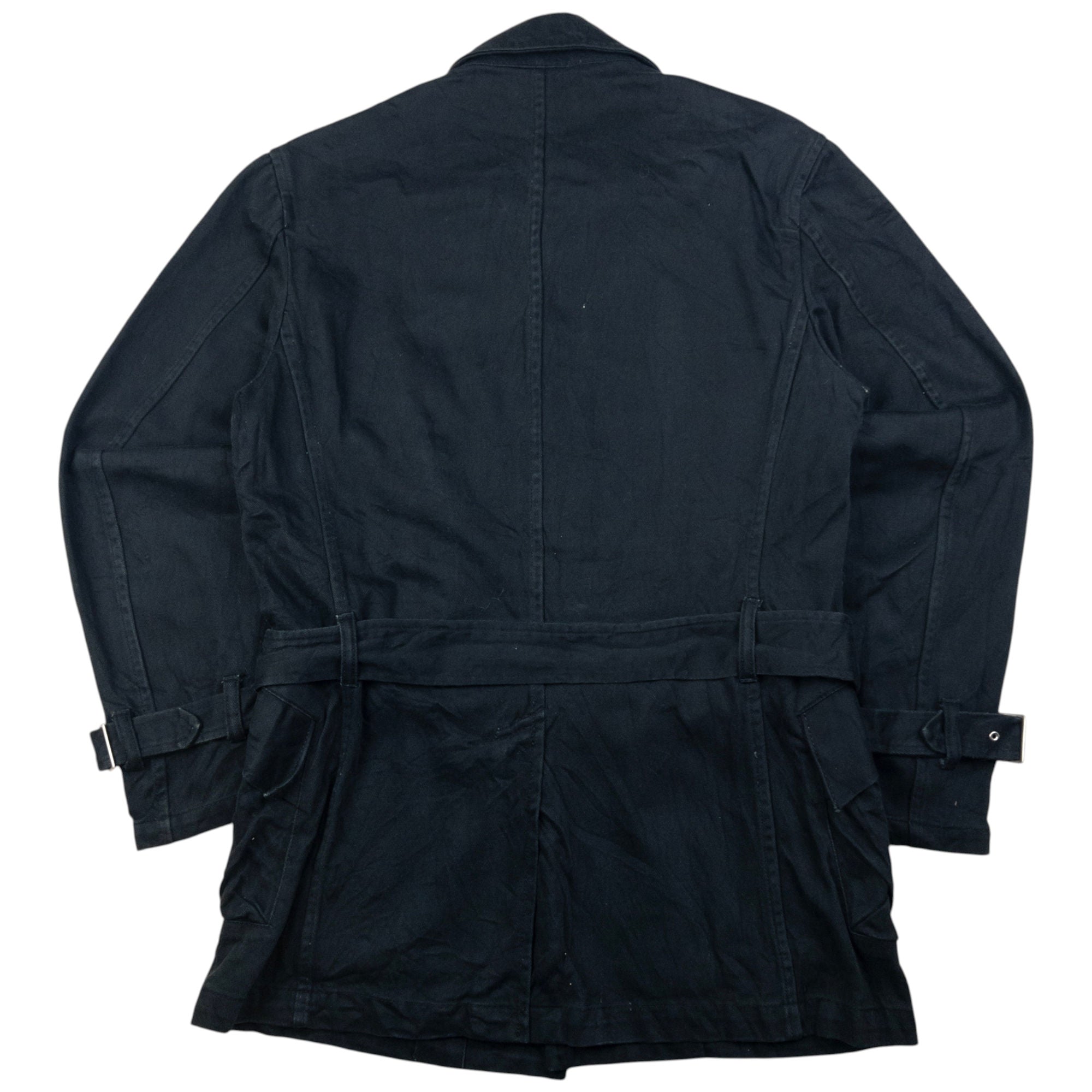 Vintage PPFM Belted Button Up Jacket Size M