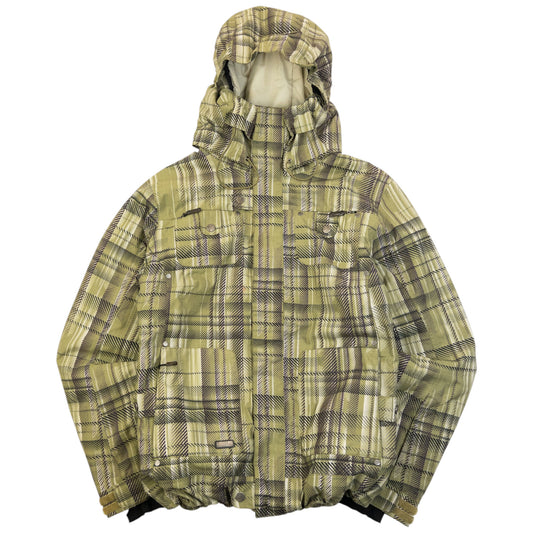 Vintage 2000s Oakley Pattern Zip Up Snowboarding Jacket Size S