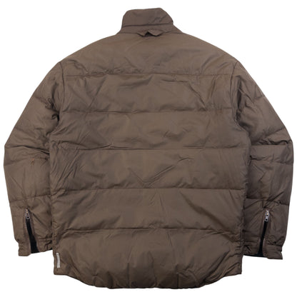 Vintage Armani Jeans Zip Up Puffer Jacket Size