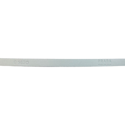 Vintage 2000s Prada Skinny Leather Belt Size W27