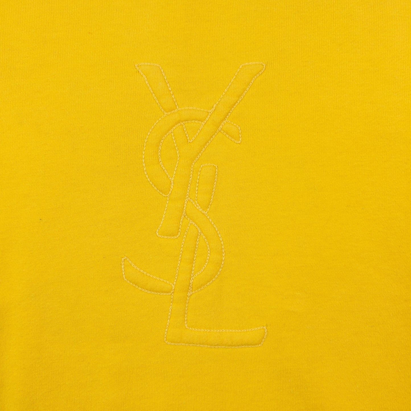 Vintage YSL Yves Saint Laurent Embroidered Sweatshirt Womens Size M