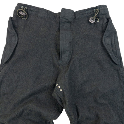 Vintage Maharishi Wool Roll Up Trousers Size S