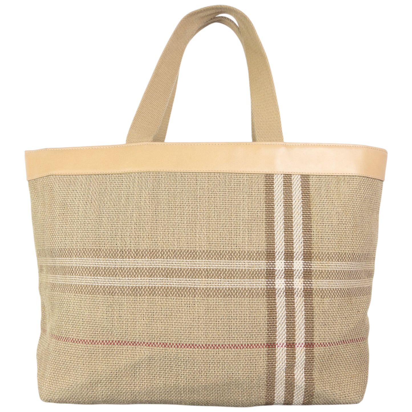 Vintage Burberry Nova Check Woven Shoulder Bag