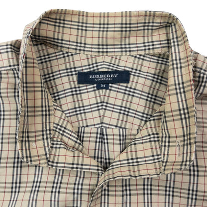 Vintage Burberry Nova Check Long Sleeve Button Up Shirt Size S
