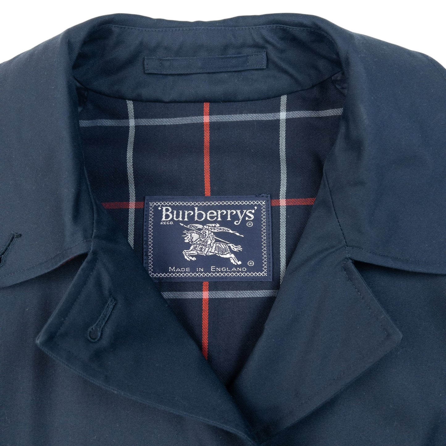 Vintage 90s Burberry Nova Check Lined Belt Waist Trench Jacket Womens Size XL