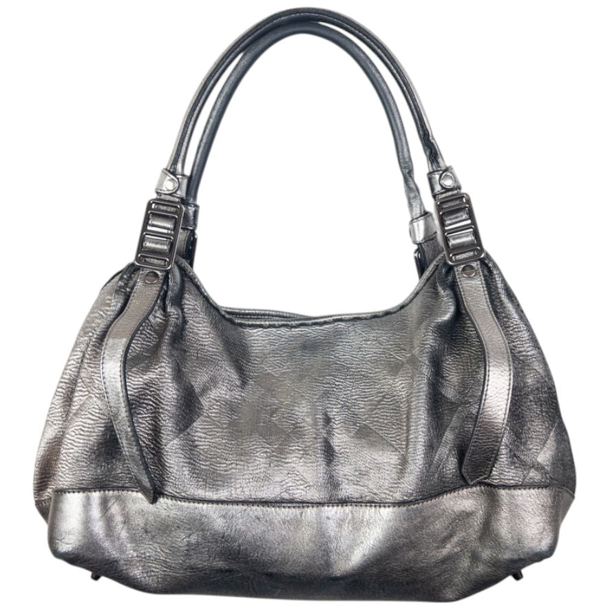 Vintage Burberry Metallic Nova Check Shoulder Bag