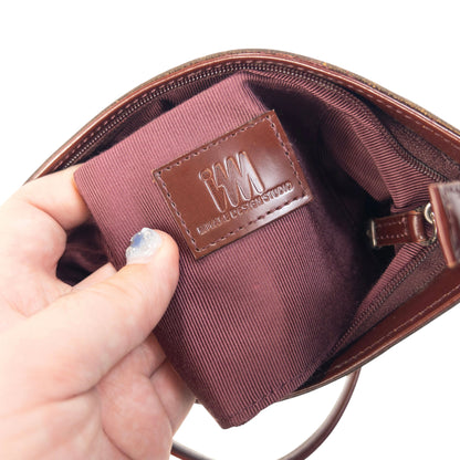 Vintage 2000s Issey Miyake Leather Crossbody Bag