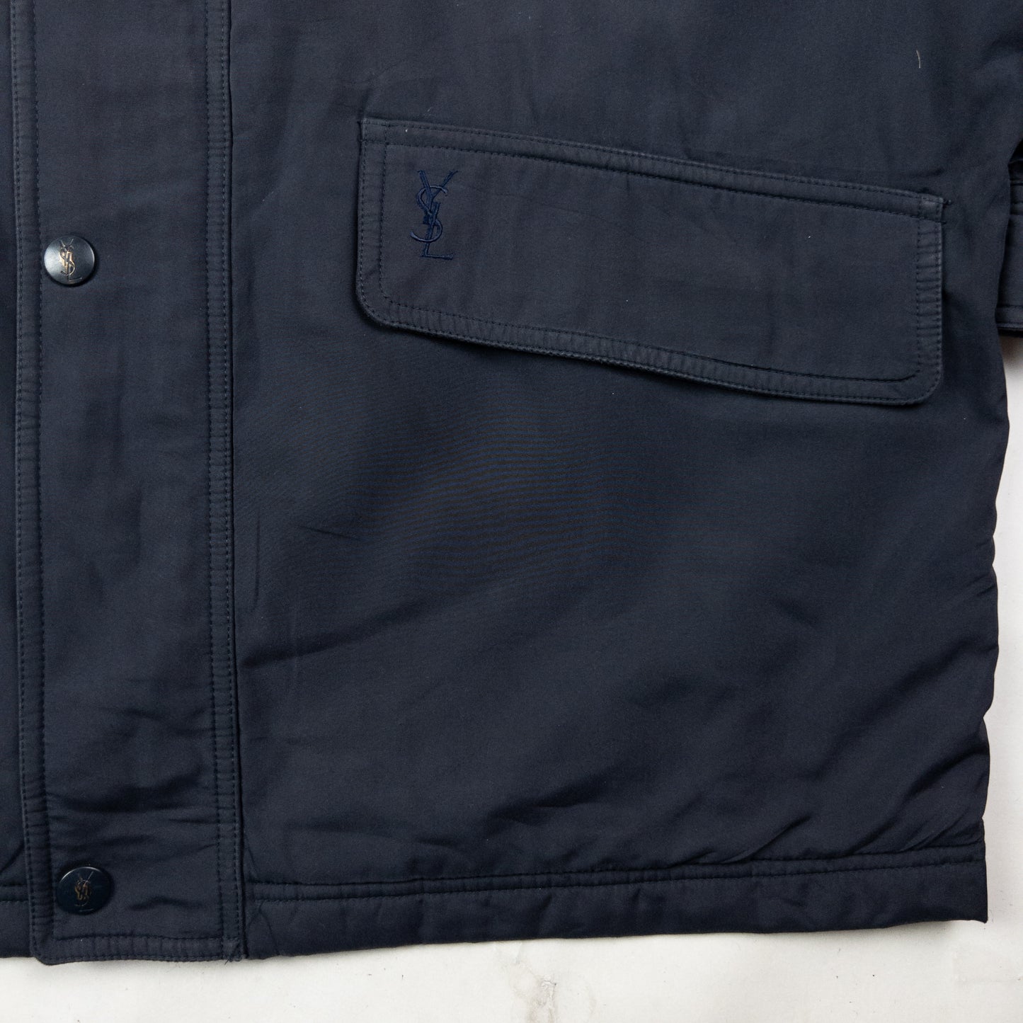 Vintage YSL Yves Saint Laurent Zip Up Jacket Size M