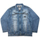Vintage Marithe + Francois Girbaud Zip Up Denim Jacket Size XXL