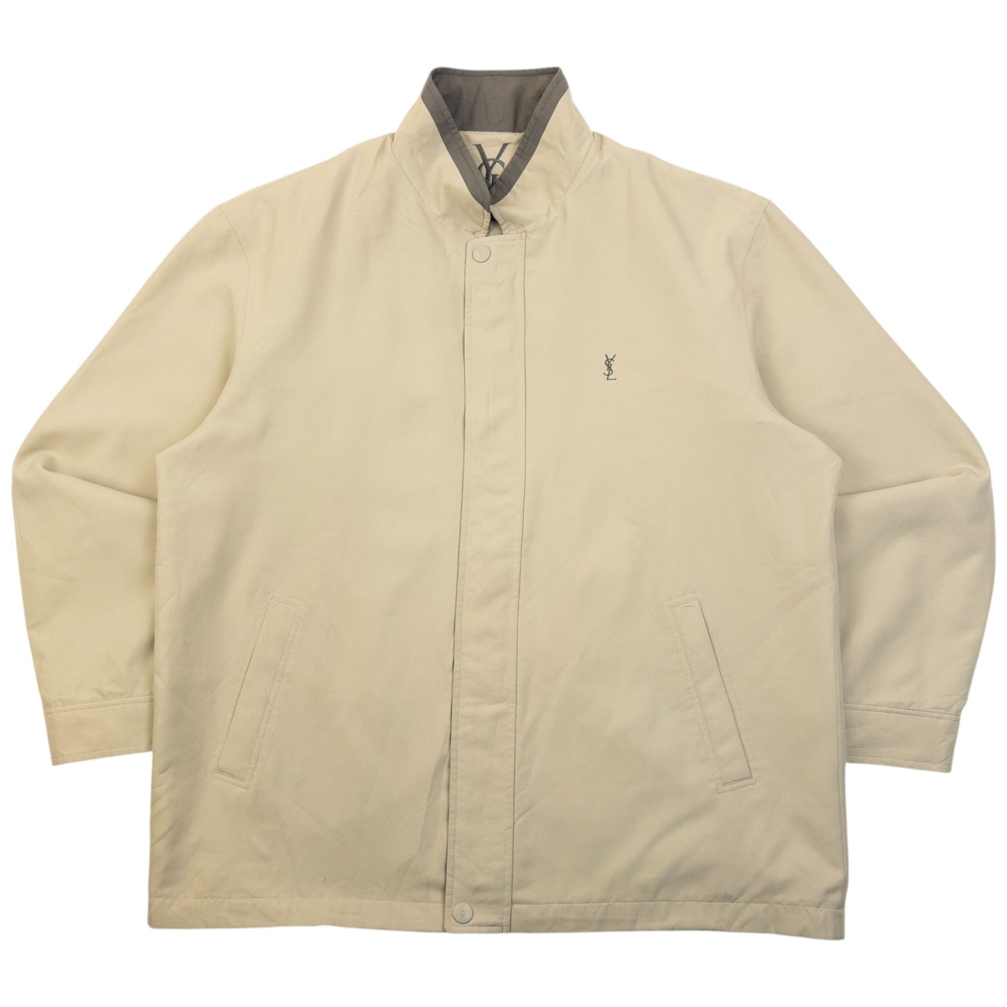 Vintage 90s YSL Yves Saint Laurent Harrington Jacket Size L
