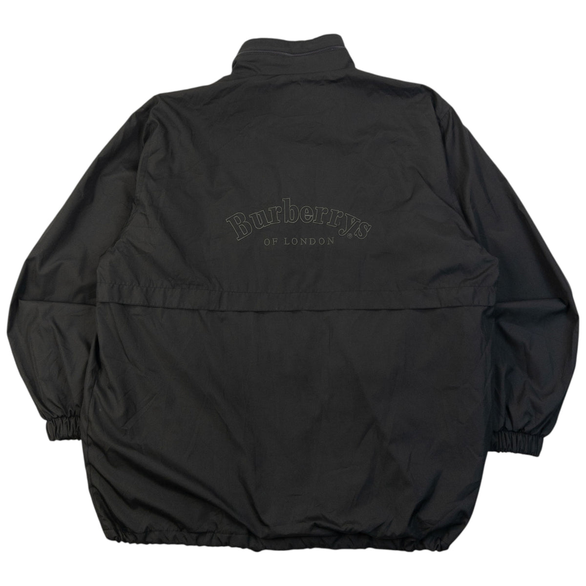 Vintage 90s Burberry Embroidered Zip Up Jacket Size L