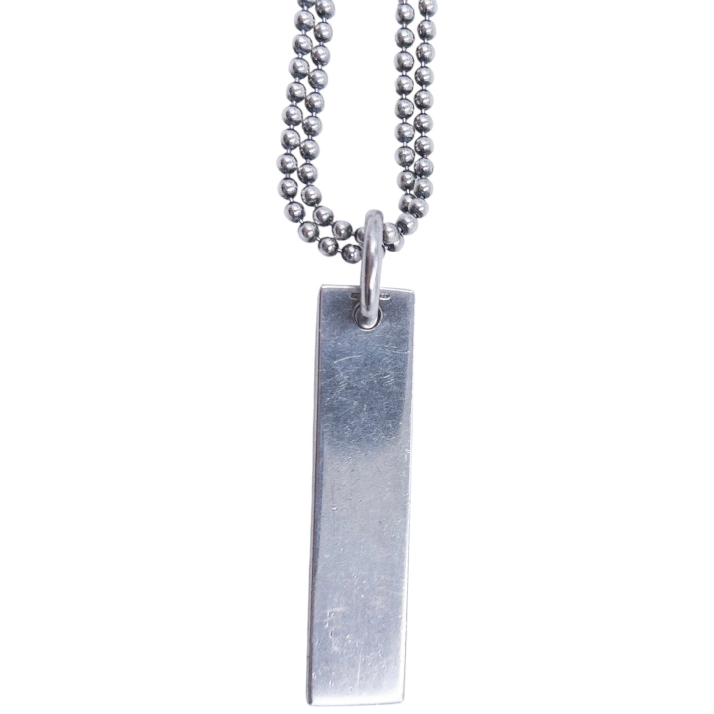 Vintage Gucci Silver Pendent Double-Chain Necklace