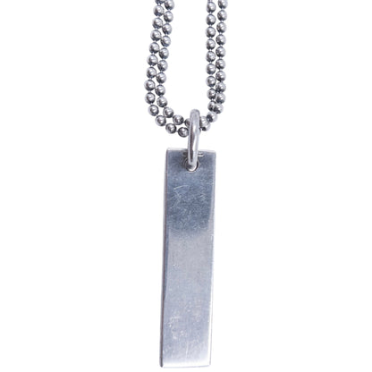 Vintage Gucci Silver Pendent Double-Chain Necklace
