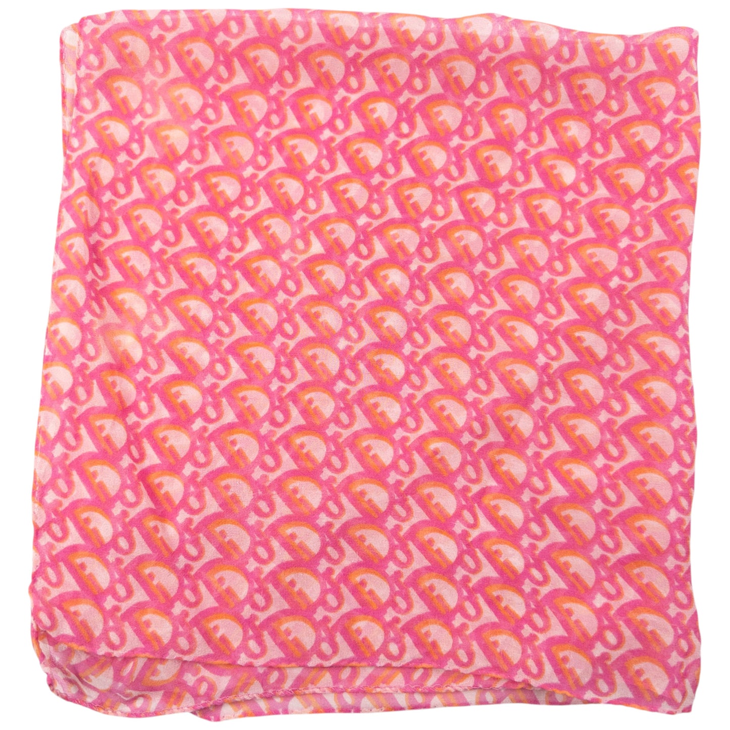 Vintage Dior Monogram Silk Scarf