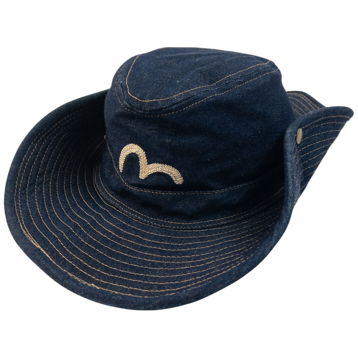 Vintage 2000s Evisu Gull Japanese Denim Hat