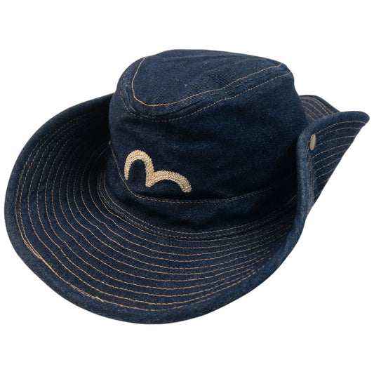 Vintage 2000s Evisu Gull Japanese Denim Hat