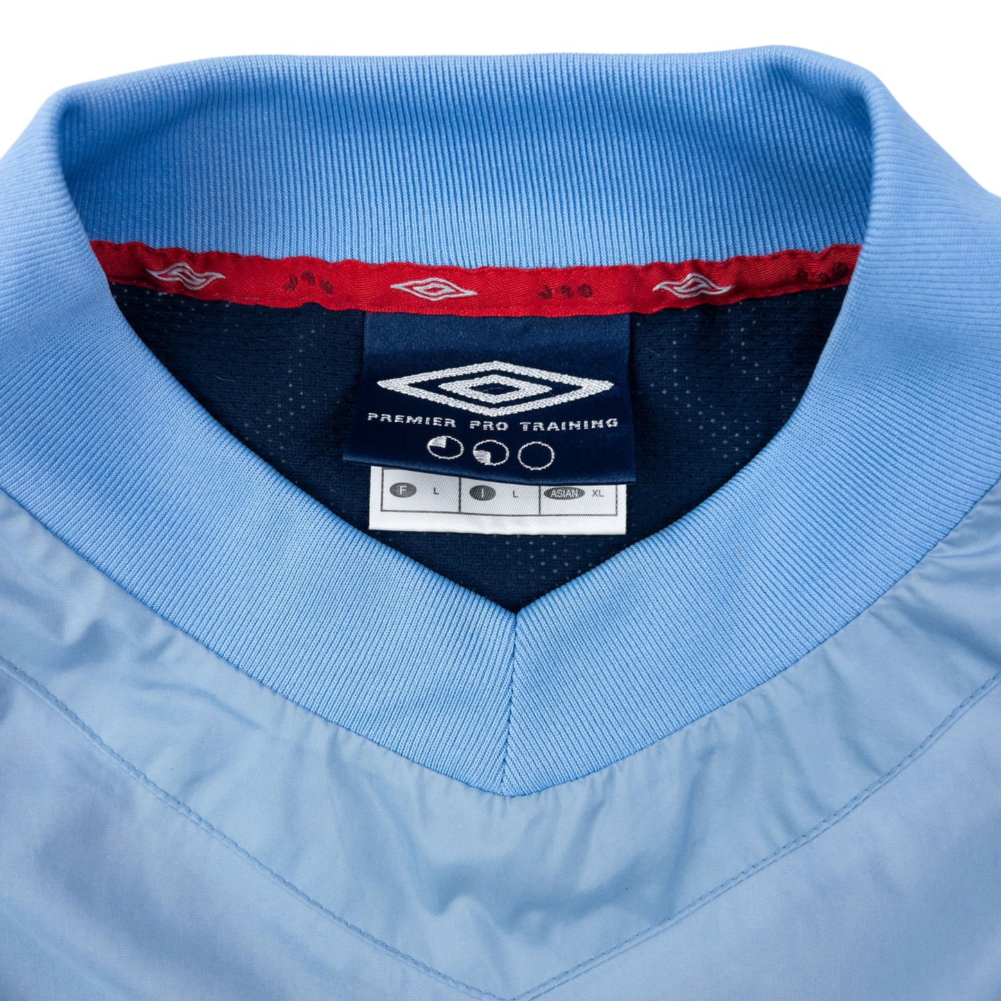 Vintage 2001 Umbro England Football Pullover Jacket Size L