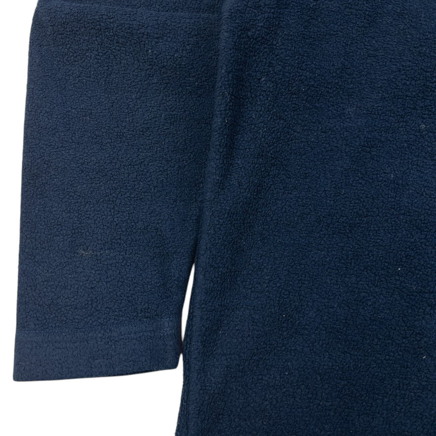 Vintage Burberry Embroidered Q Zip Fleece Sweatshirt Size M