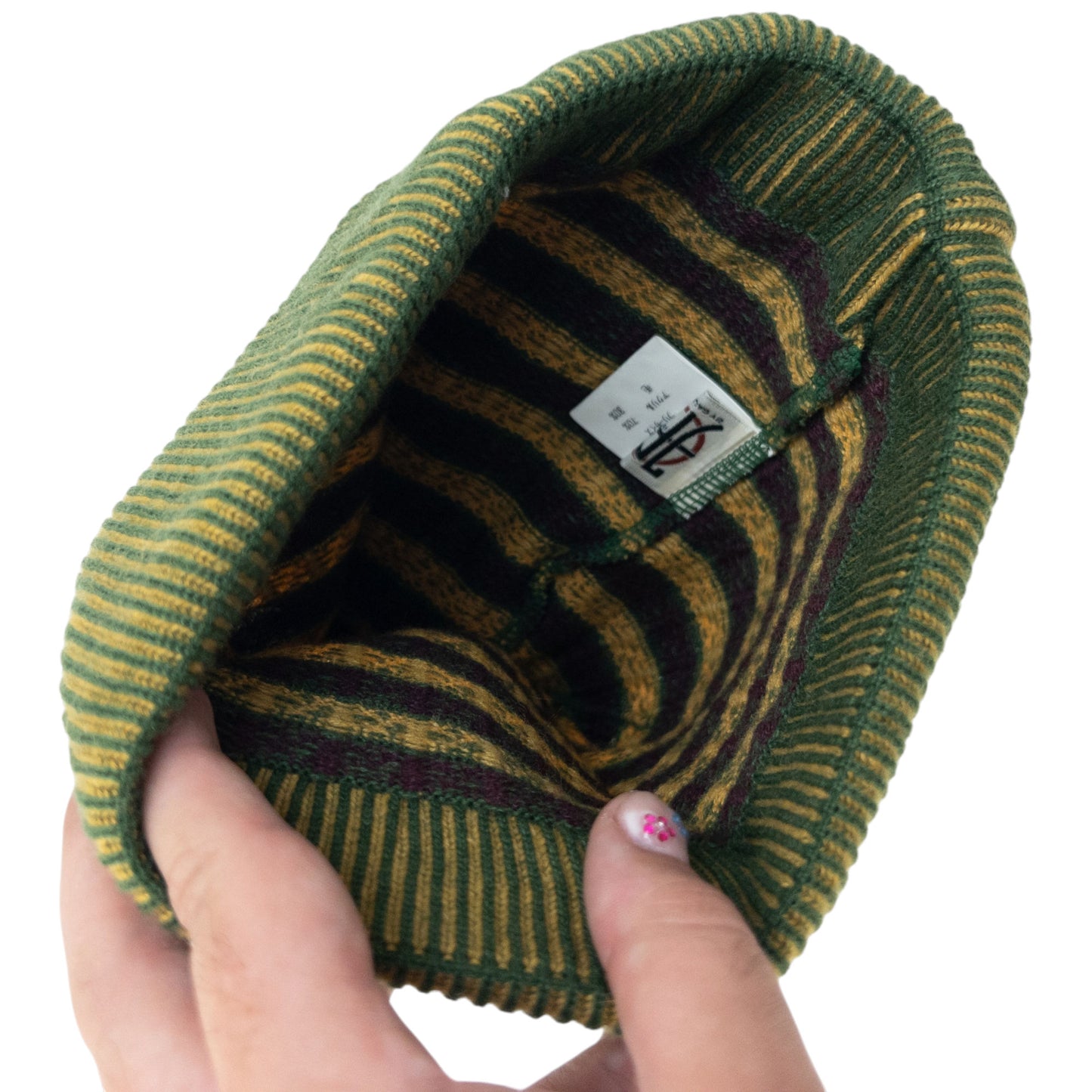 Vintage 2000s Jean Paul Gaultier Checkered Beanie Hat