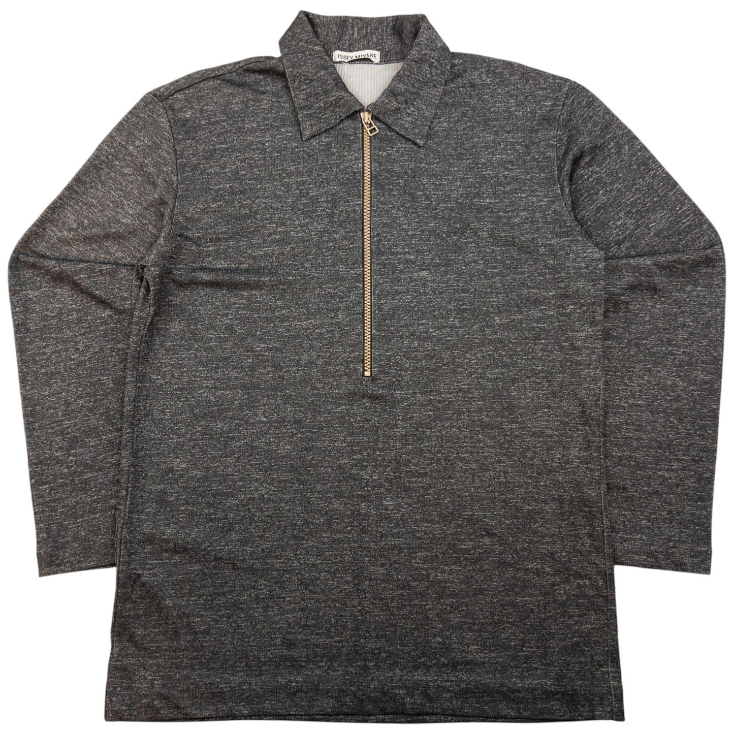 Vintage Issey Miyake Half Zip Zip Stretch Sweatshirt Size S