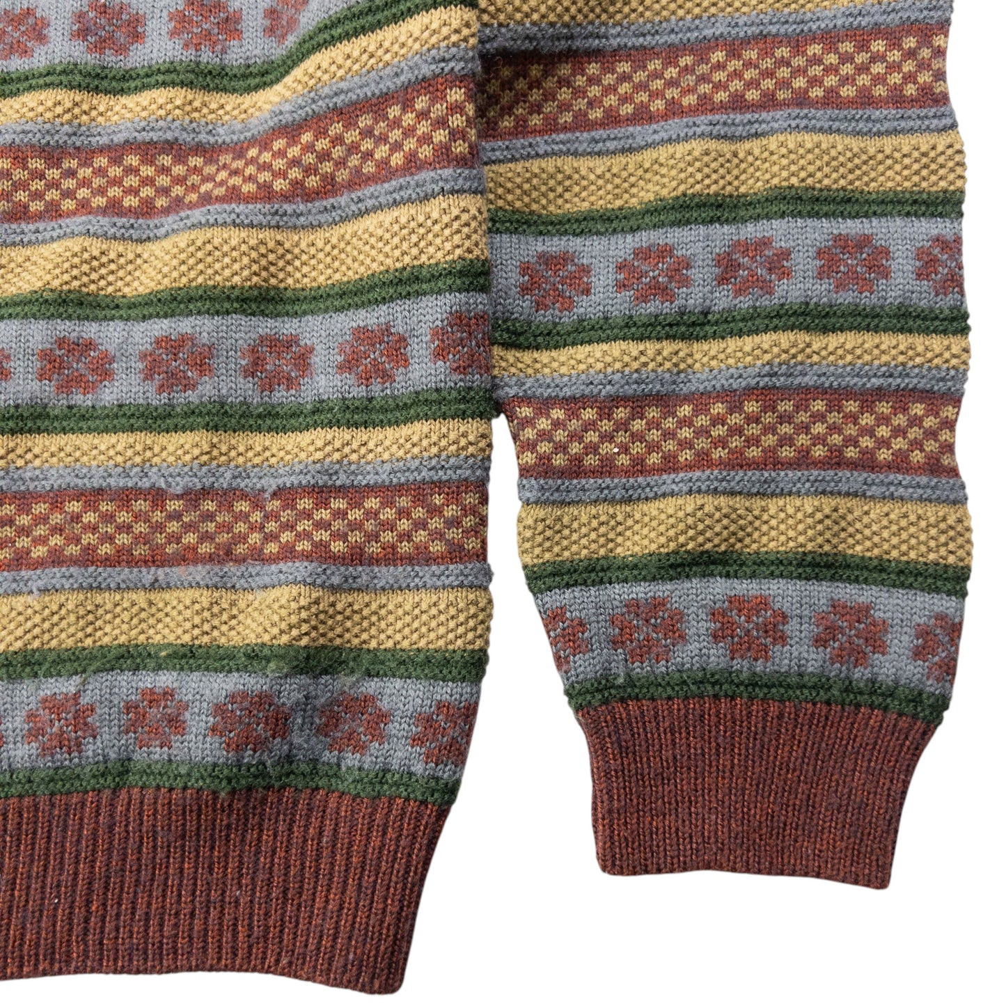Vintage 80s CP Company Striped Knit Jumper Size S