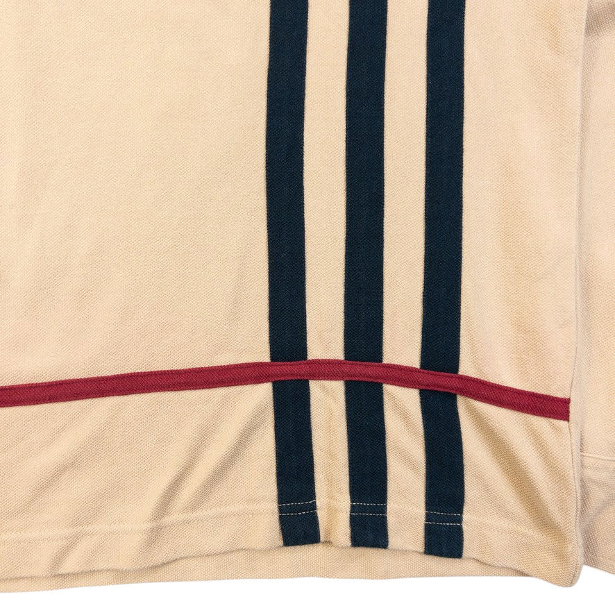 Vintage 2000s Burberry Long Sleeve Polo Shirt in beige (cotton), photo 4