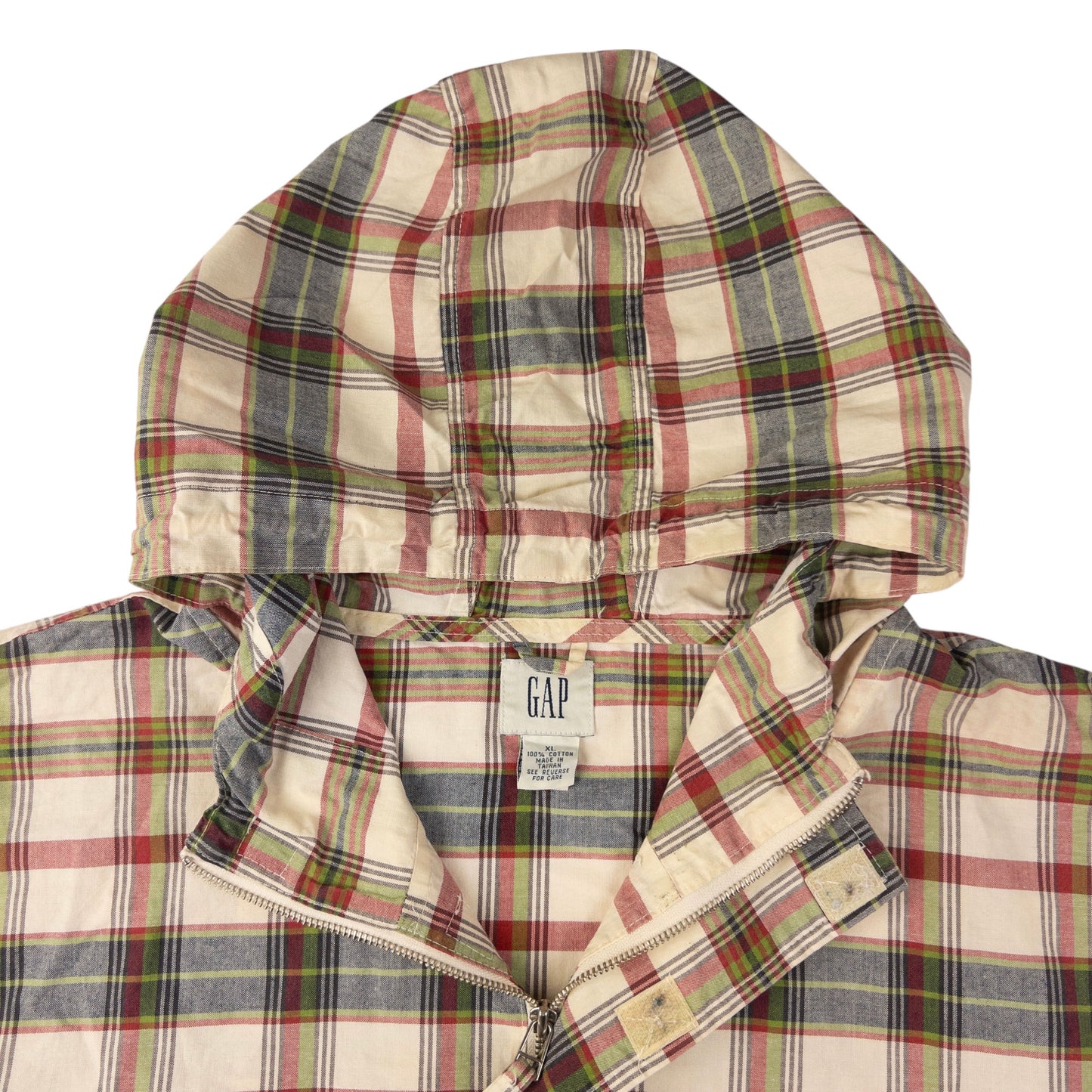 Vintage GAP Q Zip Hooded Jacket Size XL